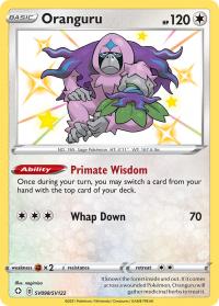 pokemon shining fates oranguru sv98 sv122