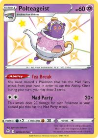 pokemon shining fates polteageist sv53 sv122