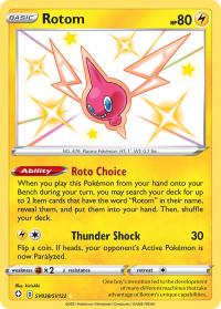 pokemon shining fates rotom sv38 sv122