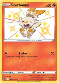 pokemon shining fates scorbunny sv15 sv122