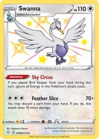 pokemon shining fates swanna sv96 sv122