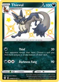 pokemon shining fates thievul sv82 sv122