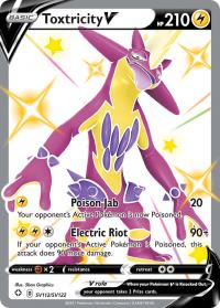 pokemon shining fates toxtricity v sv112 sv122