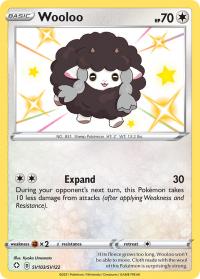 pokemon shining fates wooloo sv103 sv122