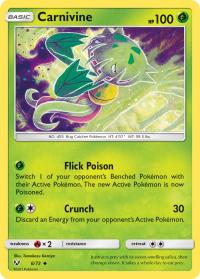 pokemon shining legends carnivine 6 73 rh