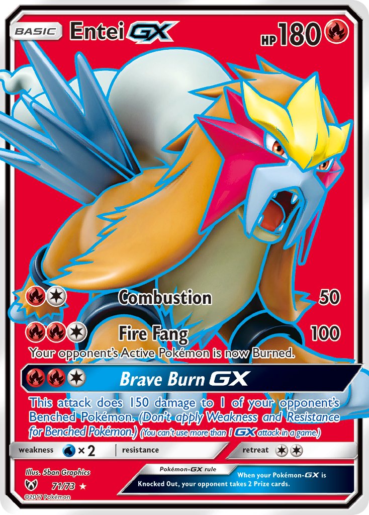 Entei GX 71-73 FULL ART