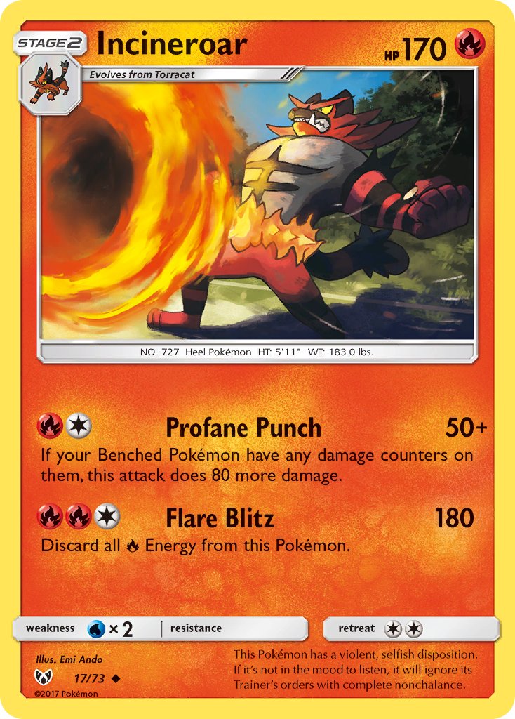 Incineroar 17-73 (RH)