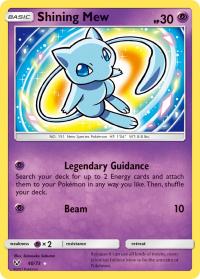 pokemon shining legends shining mew 40 73