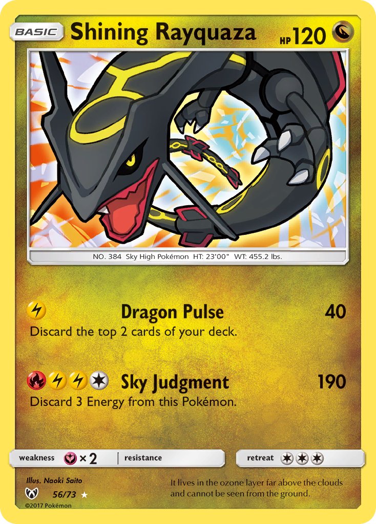 Shining Rayquaza 56-73