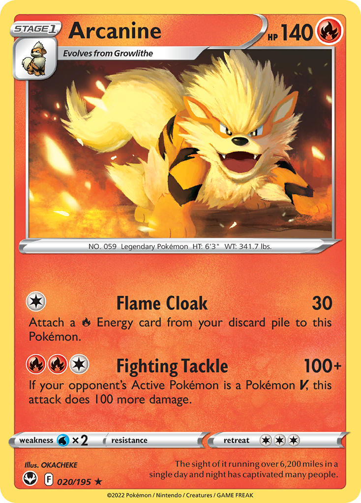 Arcanine - 020-195 (RH)