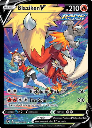 Blaziken V - TG14-TG30