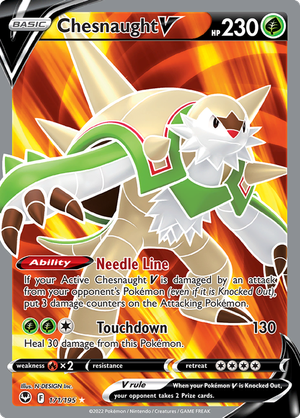 Chesnaught V - 171-195 FULL ART