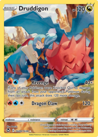 pokemon silver tempest druddigon tg09 tg30