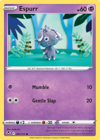 pokemon silver tempest espurr 081 195