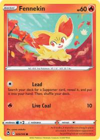 pokemon silver tempest fennekin 025 195 rh