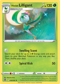 pokemon silver tempest hisuian lilligant 010 195