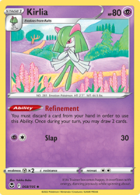 pokemon silver tempest kirlia 068 195