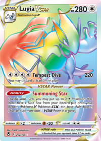 pokemon silver tempest lugia vstar 202 195 secret rare