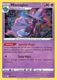 pokemon silver tempest mismagius 064 195