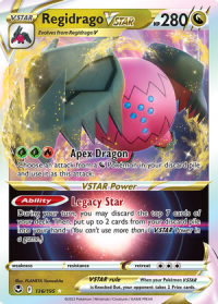 pokemon silver tempest regidrago vstar 136 195
