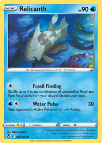 pokemon silver tempest relicanth 044 195