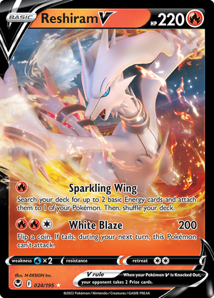 Reshiram V - 024-195