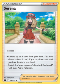 pokemon silver tempest serena 164 195