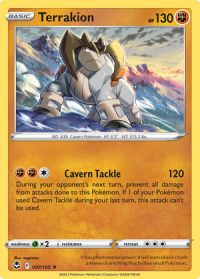 pokemon silver tempest terrakion 097 195