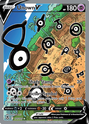 Unown V - 177-195 ALTERNATE ART