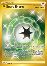 pokemon silver tempest v guard energy 215 195 secret rare