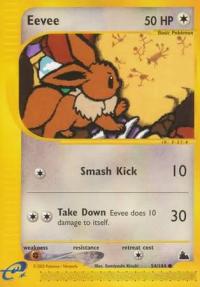 pokemon skyridge eevee 54 144 rh