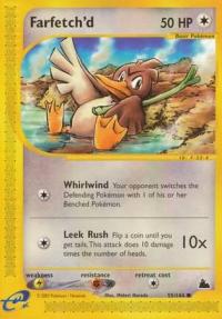 pokemon skyridge farfetch d 55 144