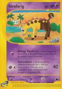 pokemon skyridge girafarig 58 144 rh