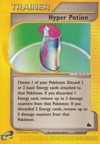 pokemon skyridge hyper potion 127 144