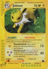 pokemon skyridge jolteon 13 144 rh