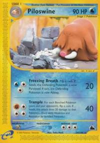 pokemon skyridge piloswine 24 144