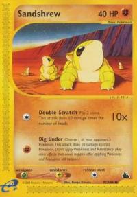 pokemon skyridge sandshrew 92 144 rh