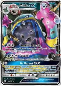 pokemon sm burning shadows alolan muk gx 84 147