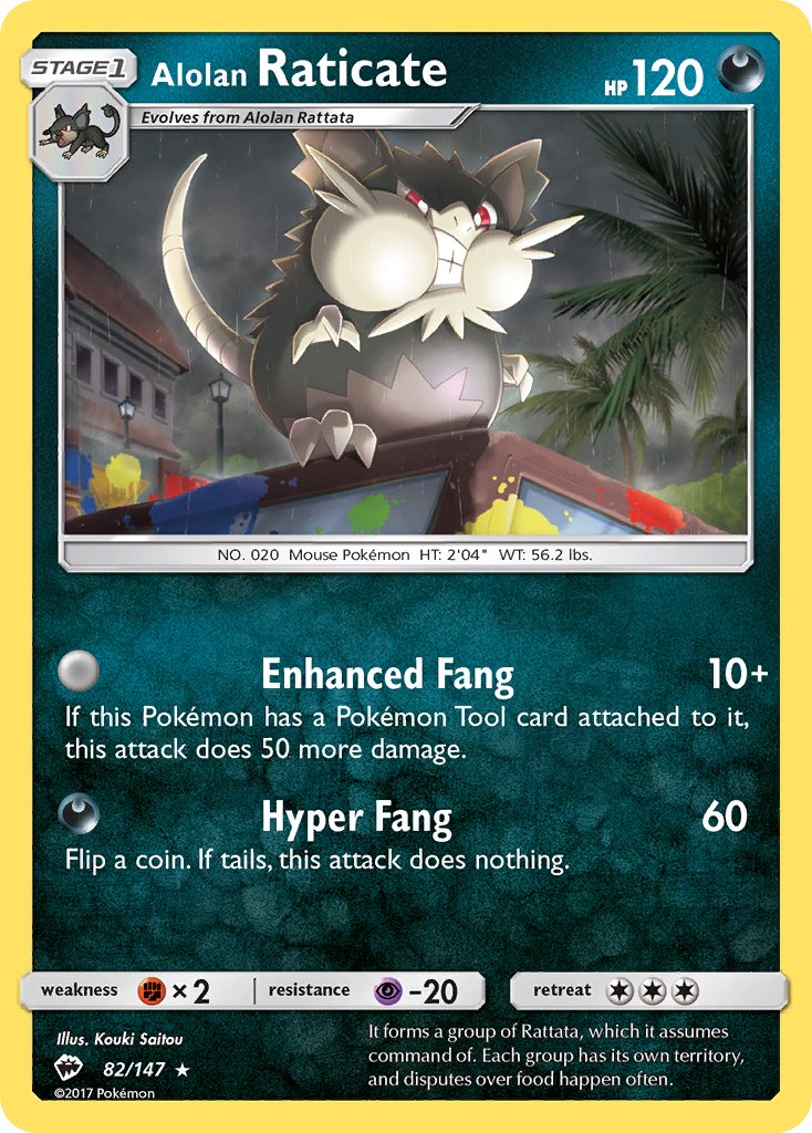 Alolan Raticate 82-147 (RH)