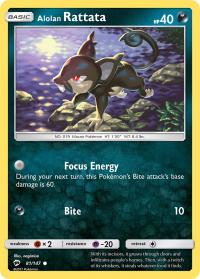 pokemon sm burning shadows alolan rattata 81 147