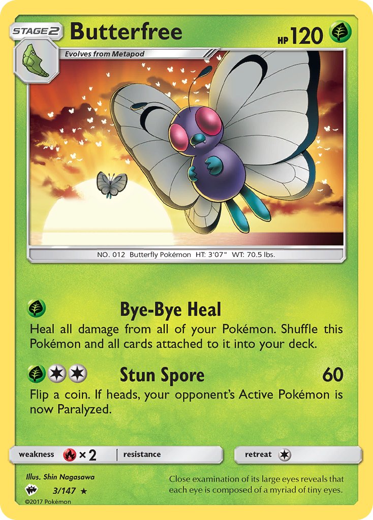 Butterfree 3-147 (RH)