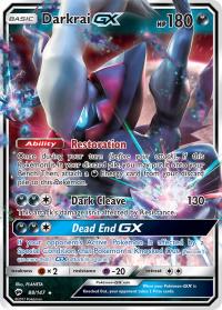 pokemon sm burning shadows darkrai gx 88 147