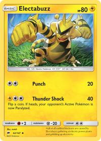 pokemon sm burning shadows electabuzz 42 147 rh