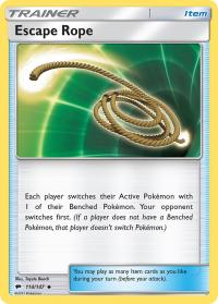 pokemon sm burning shadows escape rope 114 147