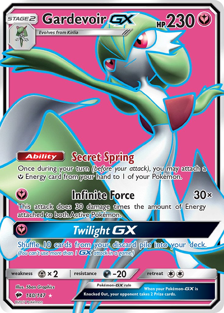 Gardevoir GX FULL ART 140-147