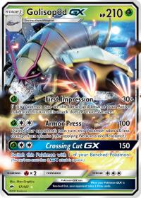 pokemon sm burning shadows golisopod gx 17 147