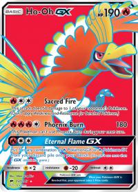 pokemon sm burning shadows ho oh gx full art 131 147