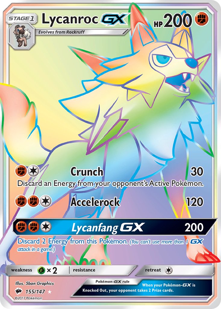 Lycanroc GX (RAINBOW) 155-147