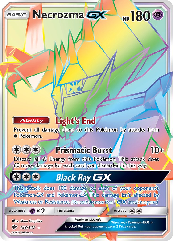 Necrozma GX (RAINBOW) 153-147