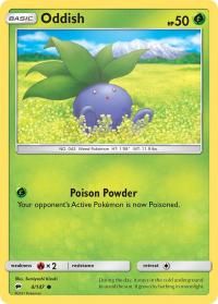 pokemon sm burning shadows oddish 4 147 rh